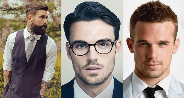 Kalp Yüz şekli Erkek Saç Modelleri